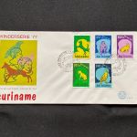 10 Belege Surinam, FDC (AVH3544)
