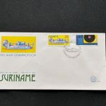 10 Belege Surinam, FDC (AVH3544)