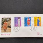 10 Belege Surinam, FDC (AVH3545)