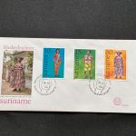 10 Belege Surinam, FDC (AVH3545)