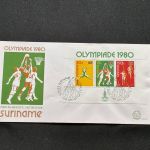 10 Belege Surinam, FDC (AVH3546)