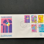 10 Belege Surinam, FDC (AVH3546)
