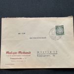 10 Belege DDR, Dienstpost (A), Bedarf, Geschäfts- und Behördenpost (OJM3552)