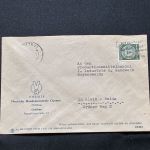 10 Belege DDR, Dienstpost (A), Bedarf, Geschäfts- und Behördenpost (OJM3555)