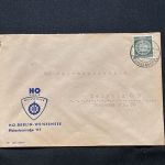 10 Belege DDR, Dienstpost (A), Bedarf, Geschäfts- und Behördenpost (OJM3556)