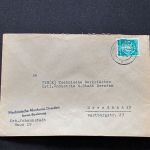 10 Belege DDR, Dienstpost (A), Bedarf, Geschäfts- und Behördenpost (OJM3556)