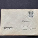10 Belege DDR, Dienstpost (A), Bedarf, Geschäfts- und Behördenpost (OJM3558)