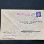 10 Belege DDR, Dienstpost (A), Bedarf, Geschäfts- und Behördenpost (OJM3559)