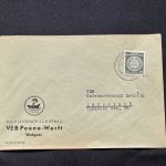 10 Belege DDR, Dienstpost (A), Bedarf, Geschäfts- und Behördenpost (OJM3560)