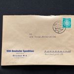 10 Belege DDR, Dienstpost (A), Bedarf, Geschäfts- und Behördenpost (OJM3561)