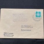10 Belege DDR, Dienstpost (A), Bedarf, Geschäfts- und Behördenpost (OJM3563)