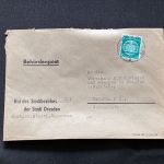 10 Belege DDR, Dienstpost (A), Bedarf, Geschäfts- und Behördenpost (OJM3565)