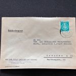10 Belege DDR, Dienstpost (A), Bedarf, Geschäfts- und Behördenpost (OJM3565)