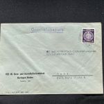 10 Belege DDR, Dienstpost (A), Bedarf, Geschäfts- und Behördenpost (OJM3569)