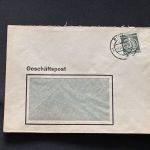10 Belege DDR, Dienstpost (A), Bedarf, Geschäfts- und Behördenpost (OJM3573)