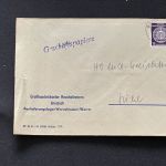 10 Belege DDR, Dienstpost (A), Bedarf, Geschäfts- und Behördenpost (OJM3574)