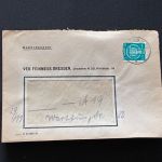 10 Belege DDR, Dienstpost (A), Bedarf, Geschäfts- und Behördenpost (OJM3575)