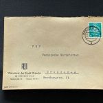 10 Belege DDR, Dienstpost (A), Bedarf, Geschäfts- und Behördenpost (OJM3575)