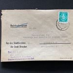 10 Belege DDR, Dienstpost (A), Bedarf, Geschäfts- und Behördenpost (OJM3576)