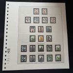 Vordruckblätter Lindner T-System, 18 Ringe, Bund, Jahre 1980-1989, gebraucht