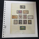 Vordruckblätter Lindner T-System, 18 Ringe, Bund, Jahre 1980-1989, gebraucht