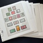 Vordruckblätter Lindner T-System, 18 Ringe, Bund, Jahre 1972-1979, gebraucht