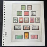 Vordruckblätter Lindner T-System, 18 Ringe, Bund, Jahre 1972-1979, gebraucht