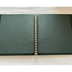 2 x Lindner Ringbinder, 18-Ringe, Grün wattiert, gebraucht (A)