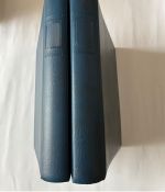 2 x Lindner Ringbinder, 18-Ringe, Blau wattiert, gebraucht