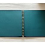 2 x Lindner Ringbinder, 18-Ringe, Blau wattiert, gebraucht