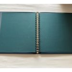 2 x Lindner Ringbinder, 18-Ringe, Blau wattiert, gebraucht