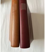 2 x Lindner Ringbinder, 18-Ringe, Braun und Rot wattiert, gebraucht