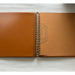 2 x Lindner Ringbinder, 18-Ringe, Braun und Rot wattiert, gebraucht