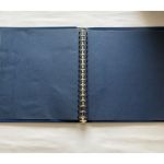 2 x Lindner Ringbinder, 18-Ringe, Blau genarbt, gebraucht