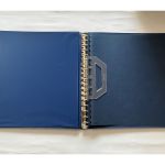 2 x Lindner Ringbinder, 18-Ringe, Blau genarbt, gebraucht