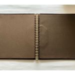2 x Lindner Ringbinder, 18-Ringe, Braun genarbt, gebraucht