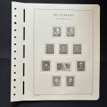 Vordruckblätter Leuchtturm SF, Bund, Jahre 1949-1969, gebraucht (BSB3603)