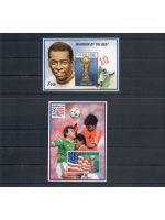 Motiv Fußball WM, 10 Blocks/KB **, ü. 75,- € Michel, jede Ausgabe abgebildet