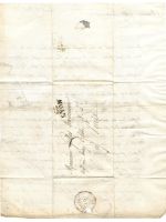 Vorphilabeleg von 66 Lyon nach Paris, Jahr 1825