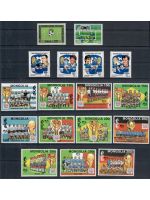 Motiv Fußball WM, 9 Sätze **, über 75,- € Michel, jeder Satz abgebildet