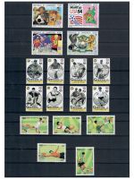 Motiv Fußball WM, 9 Sätze **, über 75,- € Michel, jeder Satz abgebildet