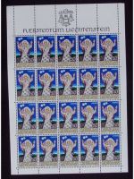 Liechtenstein, Kleinbogen, KB, Jahrgang 1986, postfrisch, ungefaltet