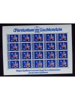 Liechtenstein, Kleinbogen, KB, Jahrgang 1982, postfrisch, ungefaltet