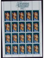 Liechtenstein, Kleinbogen, KB, Jahrgang 1982, postfrisch, ungefaltet
