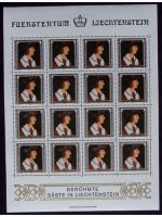 Liechtenstein, Kleinbogen, KB, Jahrgang 1982, postfrisch, ungefaltet