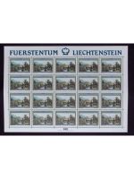 Liechtenstein, Kleinbogen, KB, Jahrgang 1982, postfrisch, ungefaltet