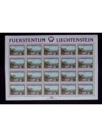 Liechtenstein, Kleinbogen, KB, Jahrgang 1982, postfrisch, ungefaltet