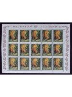 Liechtenstein, Kleinbogen, KB, Jahrgang 1980, postfrisch, ungefaltet