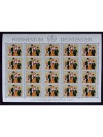 Liechtenstein, Kleinbogen, KB, Jahrgang 1980, postfrisch, ungefaltet