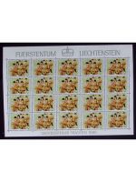 Liechtenstein, Kleinbogen, KB, Jahrgang 1980, postfrisch, ungefaltet